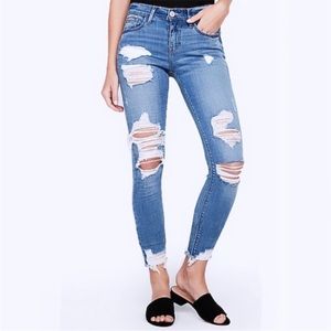 ❤️ Express | Destroyed Ankle Length Jeggings